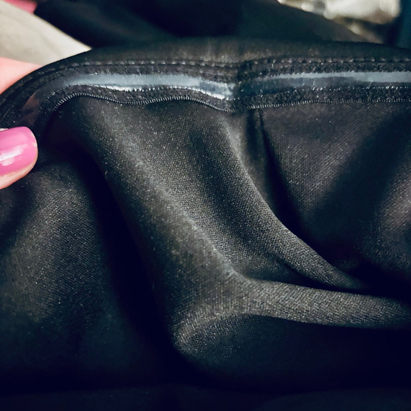 Black Strapless Wide Leg Jumpsuit M - Picture 7 of 8